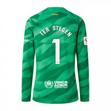 Camisolas FC Barcelona Ter Stegen 1 Guarda Redes 1º Equipamento Principal 2023-24 Manga Comprida
